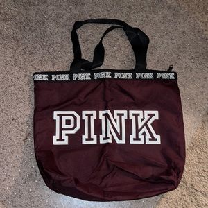 Victoria Secret Pink Zipper Bag